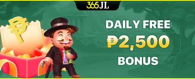 Daily Free ₱2,500 Bonus promotion banner for JILI88 PH